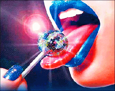 disco ball lolly